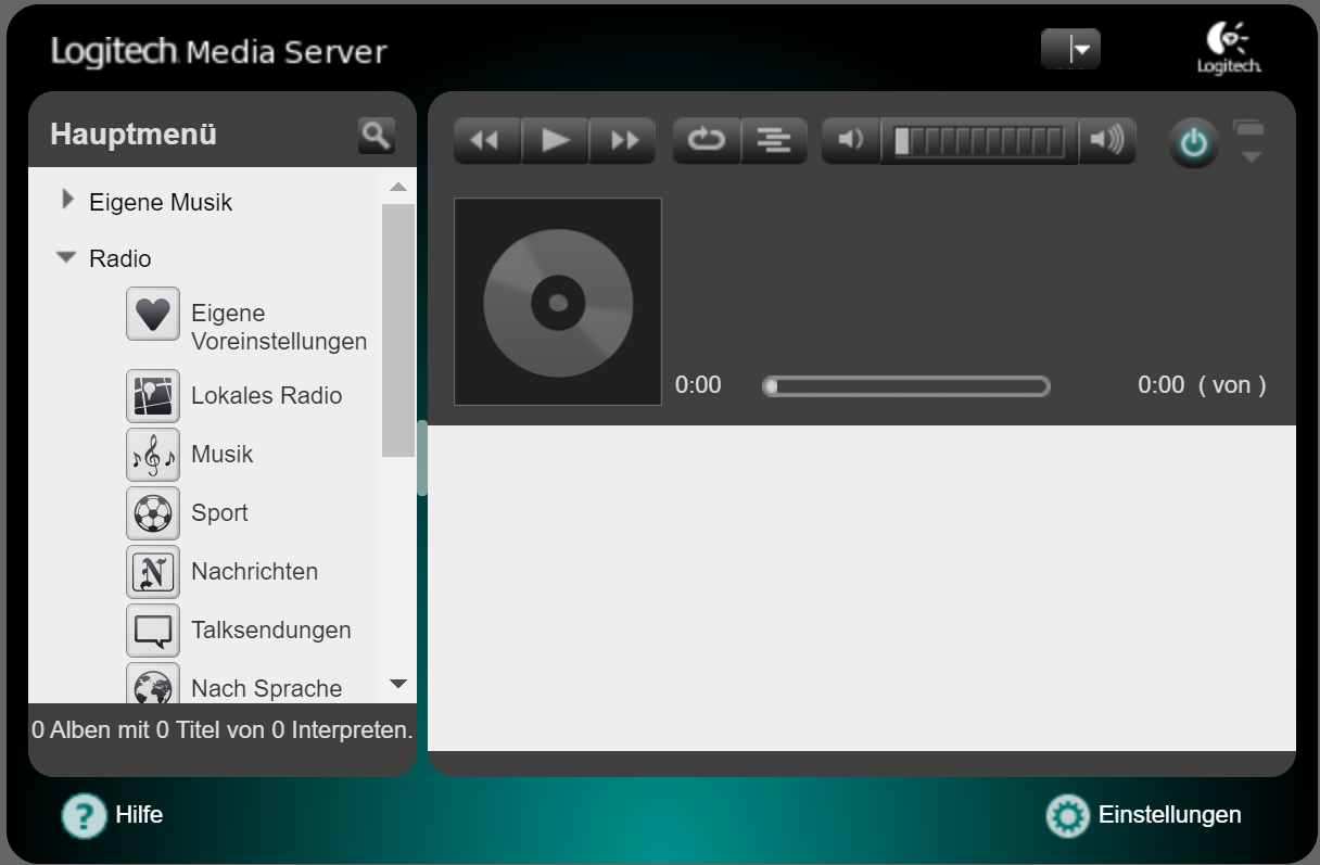 logitech media server os x